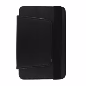Universālais grāmatas tipa NEO planšetdatora apvalks 7" DIZAINS 1 MELNS