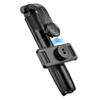 Borofone Selfie nūja BY13 Nube bezvadu ar statīvu un tālvadības pulti melna