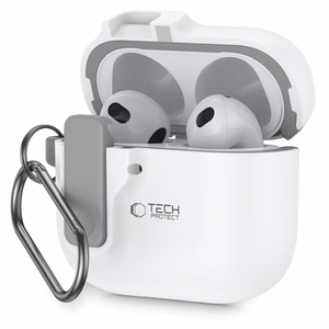 Tech-Protect Slim Hook Чехол для AirPods 4 - белый