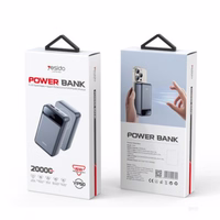 YESIDO POWERBANK YP50 20000mAh 22,5W USB-A+USB-C + 15W MAGSAFE, LED, GREY