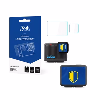 3mk Cam Protection – kameras ekrāna aizsargs modelim GoPro HERO 4K (2024)
