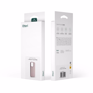 Etteri silikona apvalks viedtālrunim iPhone 12 / 12 Pro 6,1" gaiši rozā