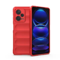Viedtālruņa apvalks Magic Shield Xiaomi Redmi Note 12 Pro+ elastīgs aizsargs - sarkans