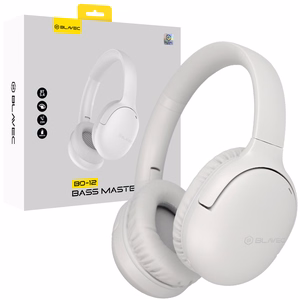Blavec Virs ausīm Bluetooth Austiņas BO-12 Bass Master ANC (BO12-W) baltas