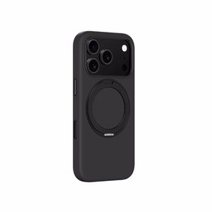 AmazingThing Cloudie viedtālruņa apvalks iPhone 17 Pro ar statīvu – melns