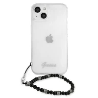 Guess GUHCP13SKPSBK iPhone 13 mini 5.4" Caurspīdīgs cietais apvalks Melnais Pērle