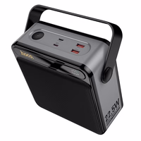 Ārējā baterija Power Bank Hoco J161 22.5W+PD20W 80000mAh melns