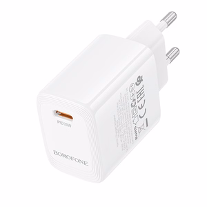 Borofone Сетевое зарядное устройство BN26 Fuente - Type C - PD 20W белый