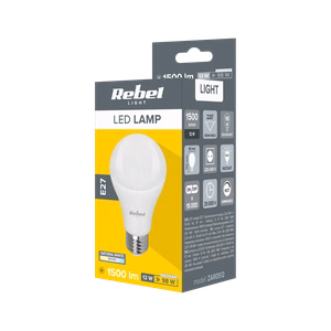Rebel A60 LED spuldze, 12 W, E27, 4000 K, 230 V