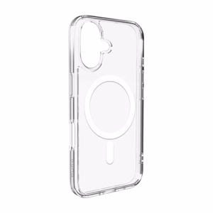 Чехол Puro Lite Mag TPU+PC совместимый с MagSafe для iPhone 17 - прозрачный с белым кольцом