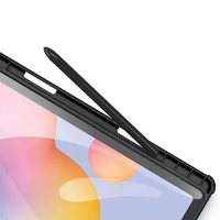 DUX DUCIS apvalks TOBY ar zīmuļa turētāju SAMSUNG Tab S6 Lite (P610/P613/P615/P619) melns