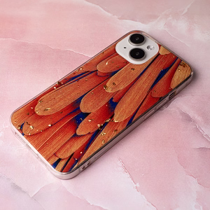 Gold Glam viedtālruņa apvalks Samsung Galaxy A14 4G / A14 5G oranža