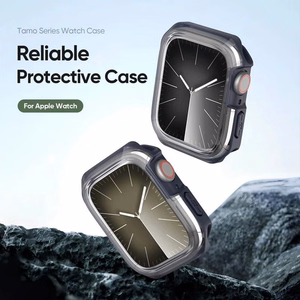 DUX DUCIS apvalks TAMO Apple Watch 10 sērijai 42 mm caurspīdīgs ar tumši zilu