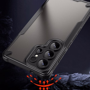 Defender Matēts maciņš for Samsung Galaxy S25 Ultra melns