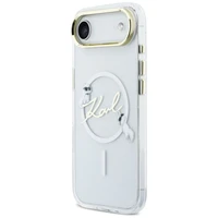 Karl Lagerfeld IML Choupettes Karl Script Logo MagSafe iPhone Air Maciņš - Clear