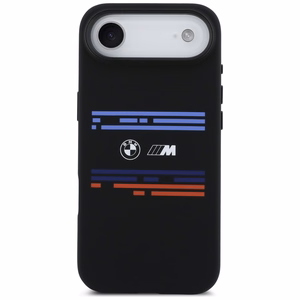BMW M Silicon Horizontal Line MagSafe macins iPhone Air - melns