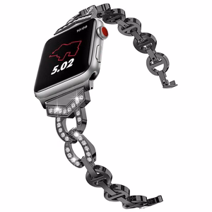 Ремешок-петля для Apple Watch 42/44/45 дизайн 3 чёрный