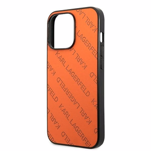 Karl Lagerfeld Perforated Allover Чехол для iPhone 13 Pro / 13 6.1" - оранжевый