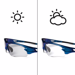 Rockbros 10069 UV400 riteņbraukšanas brilles - zilas