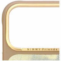 Nimmy Gentle Pets Series Dog MagSafe maciņš iPhone 17 Pro brūns
