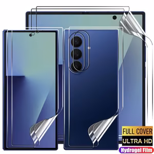 Ekrāna aizsargs "Flexible Clear HD" komplekts 3in1 priekš Samsung F936 Z Fold4 (Bulk)