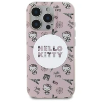 Hello Kitty IML Visur Parīze magnētiskais viedtālruņa apvalks iPhone 16 Pro Max - rozā