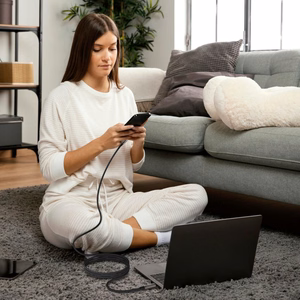 Tech-Protect UB10T Ultraboost USB-C PD240W/QC4.0 kabelis 200cm - melns