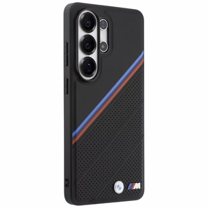 BMW Tricolor Metal Logo MagSafe maciņš priekš Samsung Galaxy S26 Ultra melns
