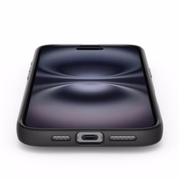 Spigen Liquid Air viedtālruņa apvalks iPhone 16 Plus – melns