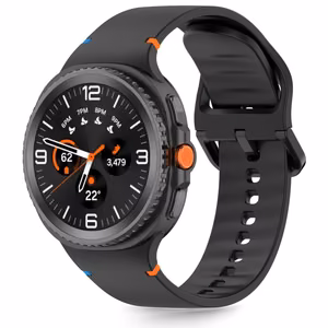 Tech-Protect силиконовый ремешок для Samsung Galaxy Watch 40/44/46 mm — черный
