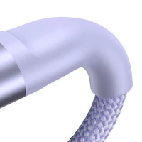 Baseus Kabelis Flash Series II 3 vienā - Type-C uz Type-C, Lightning, Micro USB - 100W 1,5 m (CASS030205) violets