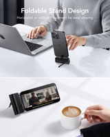 VEGER portatīvais lādētājs 5000 mAh ar iebūvētu savienotāju Lightning PlugOn PD QC3.0 3A 20W W0558P melna