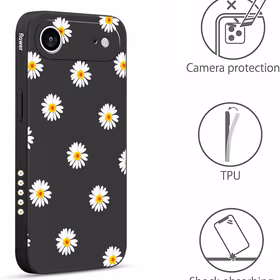 Pnakqil Iphone 17 Air maciņš Small Daisies melns
