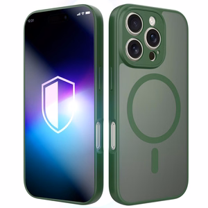 3mk Misty MagCase for iPhone 16 Pro - green