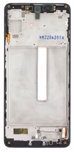 LCD screen Samsung M536 M53 5G ar touch screen un frame Melns original (service pack)