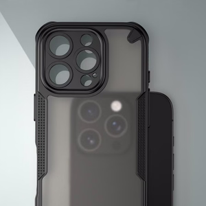 Defender Matēts maciņš for iPhone 16 Pro 6,3" melns