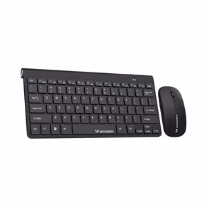 Wozinsky bezvadu tastatūras un kompaktās peles komplekts - melns