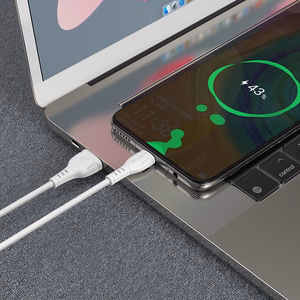 Borofone kabelis BX51 Triumph USB uz Type C 3A 1 metrs balts