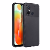 Viedtālruņa apvalks CARBON PREMIUM XIAOMI Redmi 12C melns