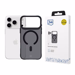 3mk Smoke MagCase for iPhone 17 Pro - Black Semi-Transparent