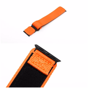 FORCELL F-DESIGN FA05 neilona siksniņa APPLE pulkstenim 38 / 40 / 41 mm oranža