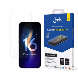 LCD ekrāna aizsarglīdzeklis 3mk Silver Protection+ Apple iPhone 16 Plus