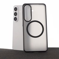 Liavec Soft Maciņš Metal Frame for Samsung Galaxy S26 Plus melns