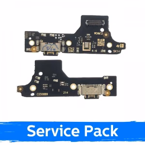 Разъём зарядки для Xiaomi Redmi 12 4G с шлейфом / Plata (Service Pack)
