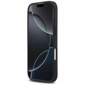 Mercedes Ādas Vintage Logo Magnētiskais Viedtālruņa apvalks iPhone 17 - Melns