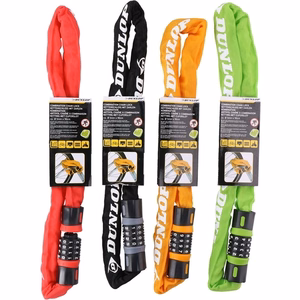 Dunlop velosipēda ķēdes slēdzene, zaļa