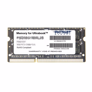 Patriot Memory 8GB DDR3 PC3-12800 (1600MHz) SODIMM atmiņas modulis 1 x 8 GB