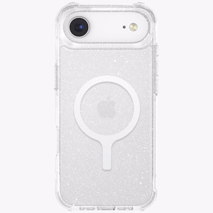 Uniq LifePro Xtreme Magnētiskais uzlādes viedtālruņa apvalks iPhone 17 Air - Caurspīdīgs ar spīdumiem