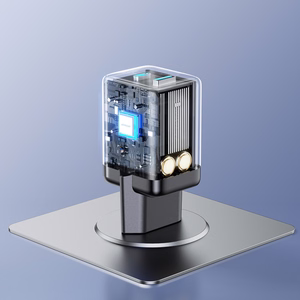 Joyroom JR-TG8 GaN 45W USB-C + USB-A sienas lādētājs – krāsa: melna