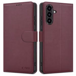 Tech-Protect Wallet maciņš priekš Samsung Galaxy A27 5G - bordo